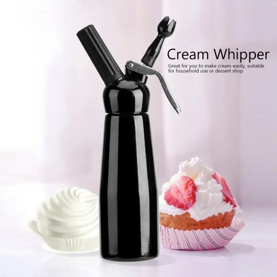 500mL Aluminum Whipped Cream Dispenser - Professional Kitchen Baking Gadget