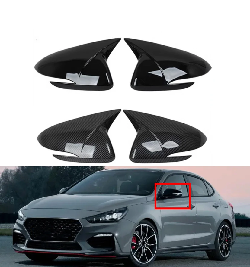 

For Hyundai i30 N NLine 2018-2021 Rear View Mirror Mirror Cover I30 Fastback N Project C 2020 Decorative Side