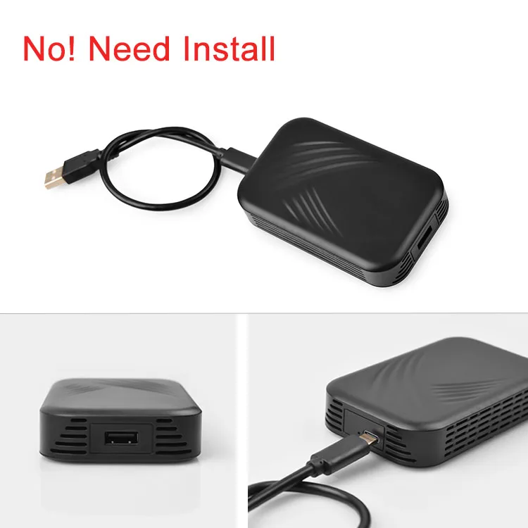 Factory Direct Android System Carplay AI Box Dongle Wireless Mirror Link GPS google youtube Play