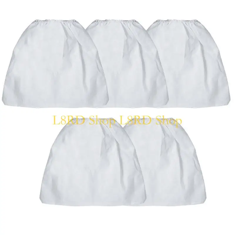 L8rd 5pcs الأظافر غبار الشفط مجمع حقيبة استبدال كيس الفراغ غير المنسوج