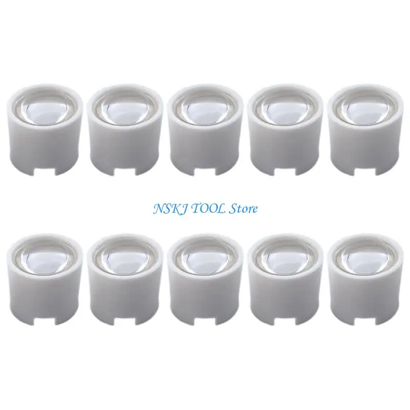 L8RC LED Lens 1W 3W 5W 10W 14.5mm Waterproof 15 Degree Angles Lens For DIY Washwall Light Lamp Reflector Clear