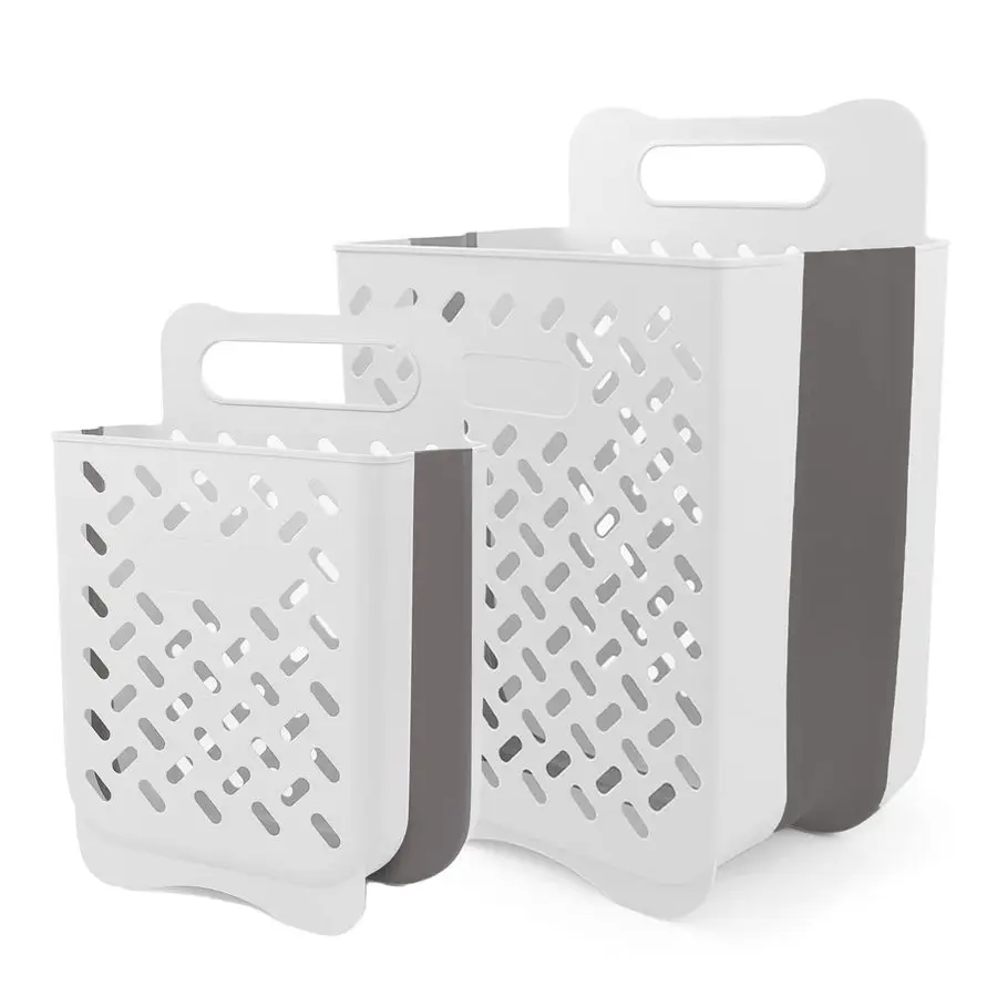 

Корзина, подвесная настенная складная корзина для белья с ручкой, компактная складная корзина для хранения грязной стиральной машины, многофункциональная корзина-органайзер