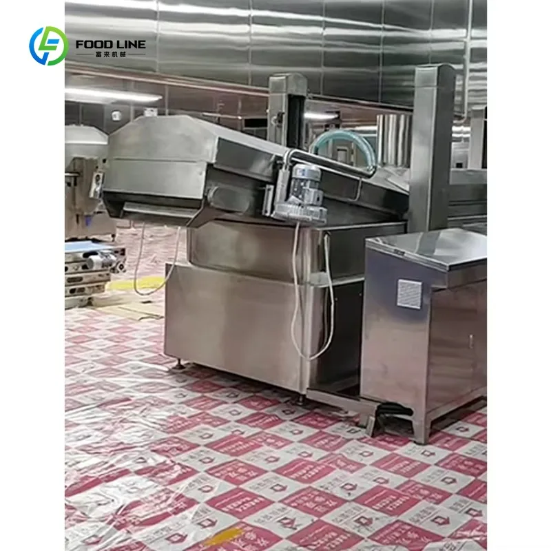 Continuous Automatic Peanut Nut Fryer for Food Processing Includes Cat Ear Snack Fryer Machine Custom