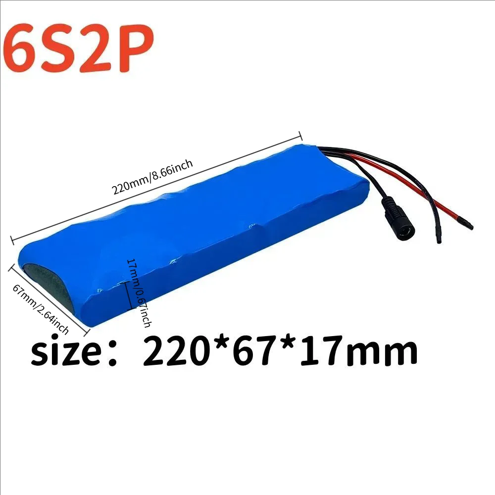 6s2p 25.2V13800mah 18650Lithium ion battery 24V 13800mAh lithium ion battery, suitable for bicycle/scooter batteries