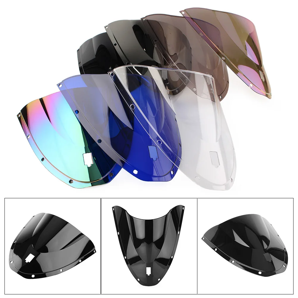 Motorcycle Windshield Double Bubble Windscreen For Ducati 999 749 2005 2006 7 Colors Motorbike Accessories