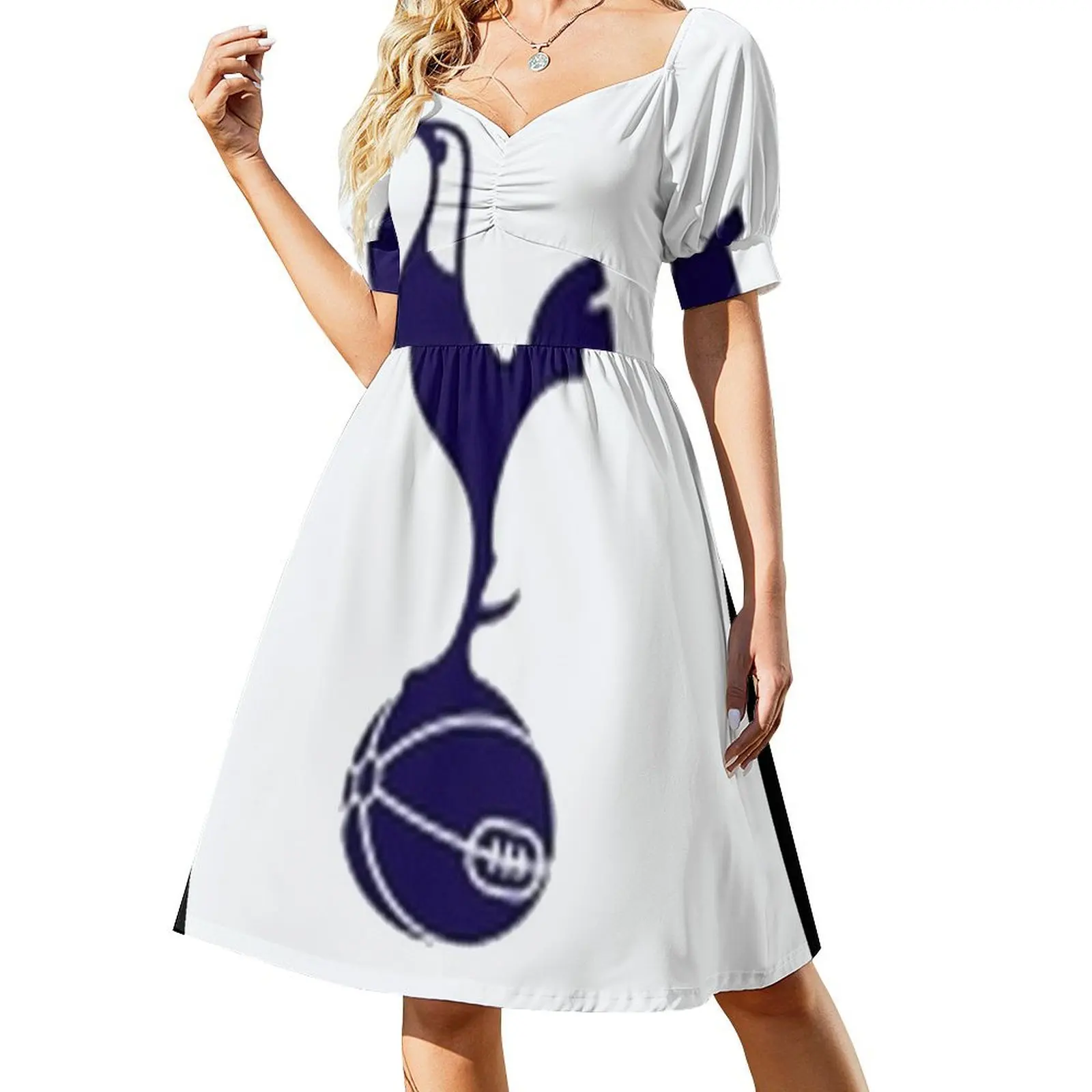 

totenham Short-Sleeved Dress long dresses for women dresses women summer 2025