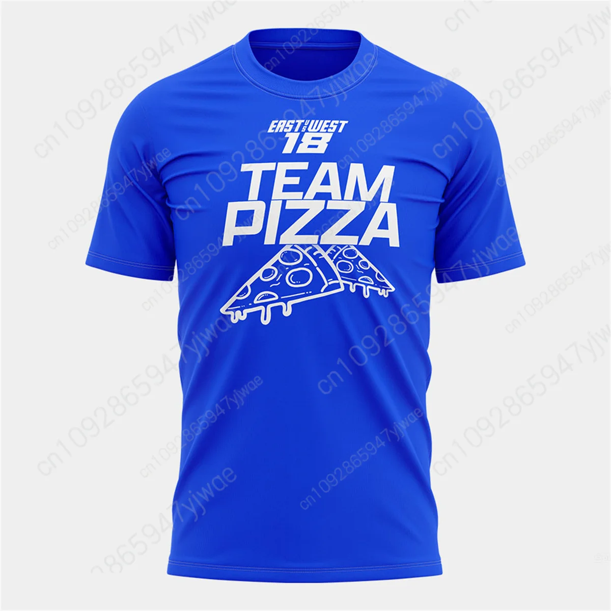 East VS West Armtwisting 18 Team Pizza T-Shirt Hochwertiges, kurzärmliges, sommerliches, atmungsaktives Sport-T-Shirt für Erwachsene und Kinder