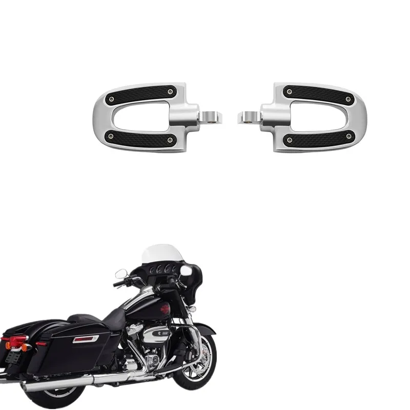 For Harley Touring Electra Street Road Glide Softail Slim Deluxe Deuce Sportster 883 1200 Foot Pegs Footrests Male Mount