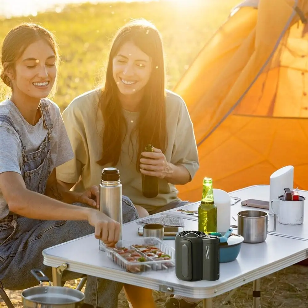 Portable Waist Clip Fan, 2024 New Mini Waist Fan Cool Clip Fan Under Shirt Clip-On Portable Air Cooler, Belt clip Fan for Outdoo