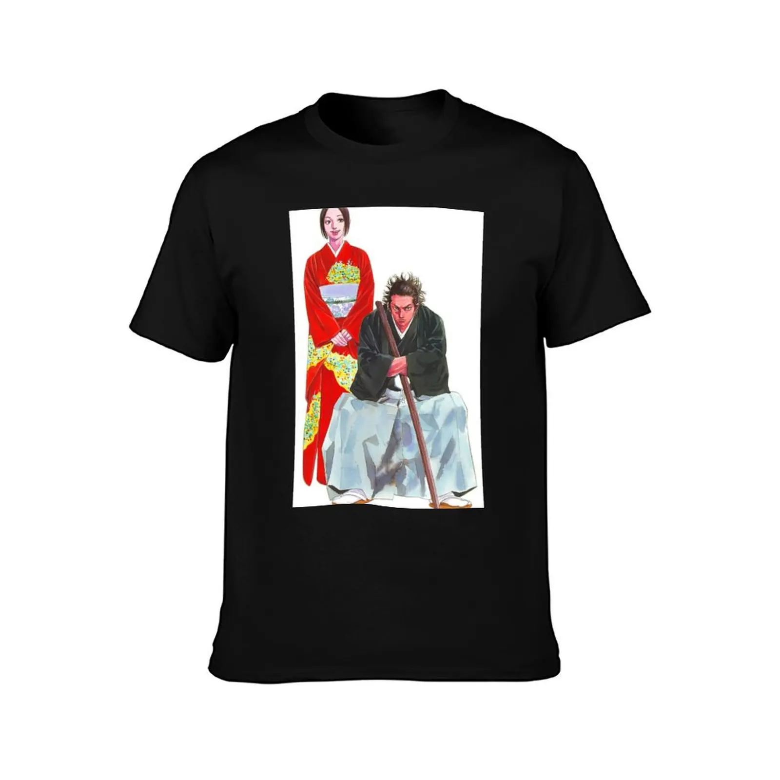 vagabond miyamoto musashi T-Shirt Casual Street Style Short Sleeve Tee T-Shirt