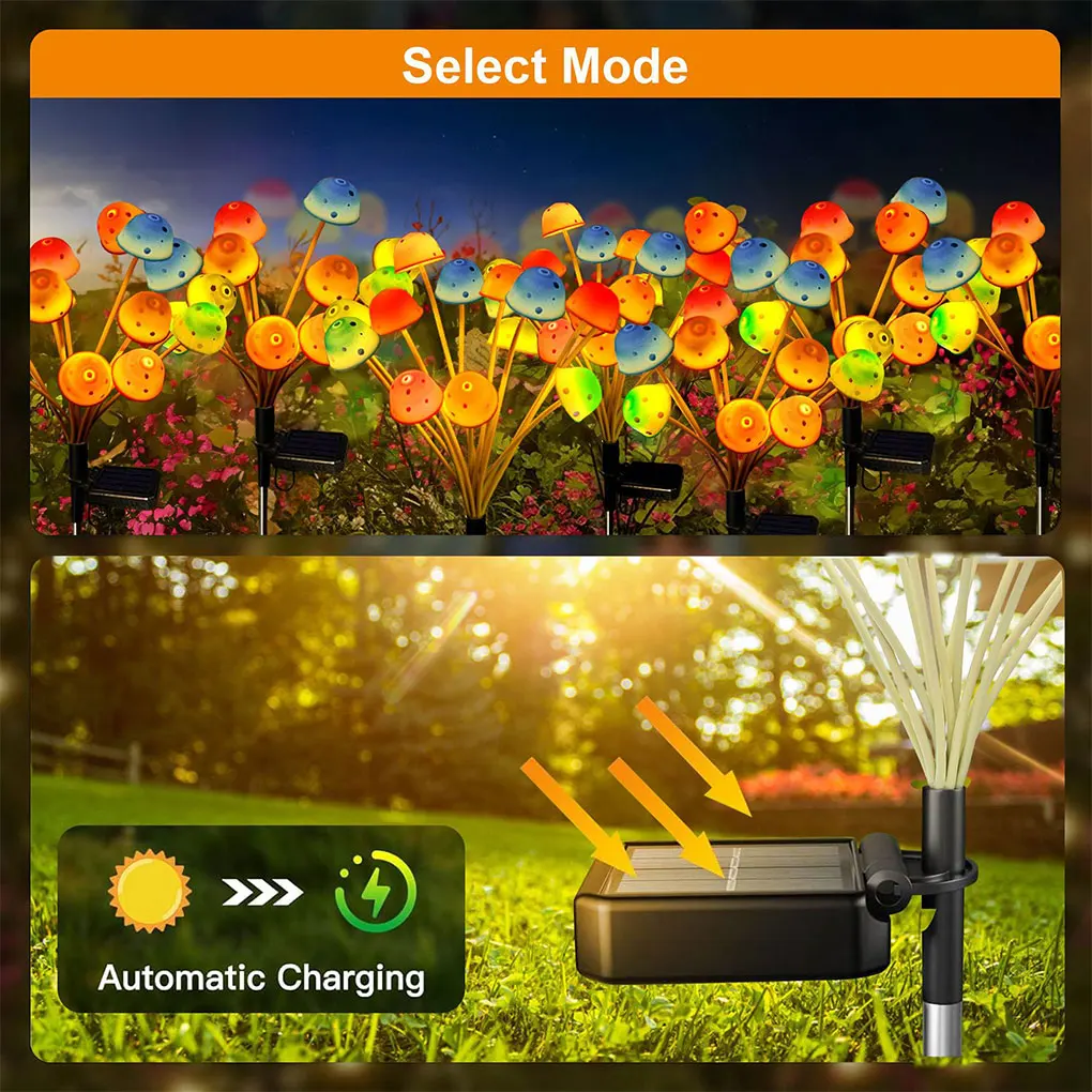Waterproof Festive Atmosphere Light Solar Powered Ground Plug For Courtyard Long-lasting And Durable