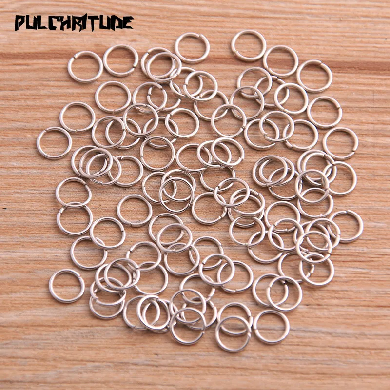 100pcs 2020 New Product 6mm 7 Color Open Ring For DIY Necklace Bracelet Chain Fashion Jewelry Making Findings