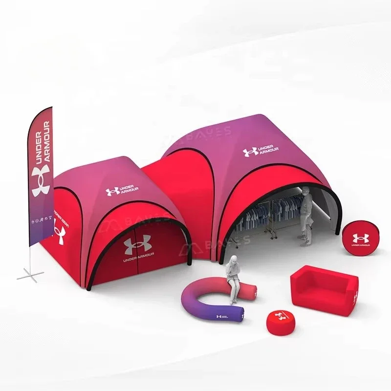 

Большая уличная выставочная надувная палатка Гигантская беседка с навесом для торговых мероприятий, выставочная надувная герметичная палатка