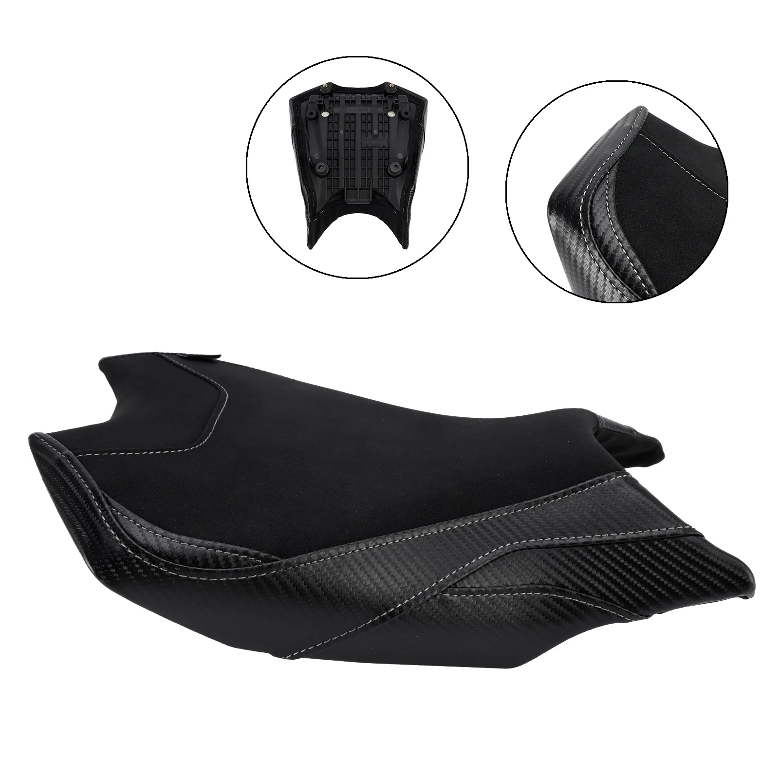 Artudatech Front Raider Seat Driver Cushion Pu Fit for Multi for Honda Cbr250Rr 2017 2018 2019 2020 2021 2022 2023 2024 Blue