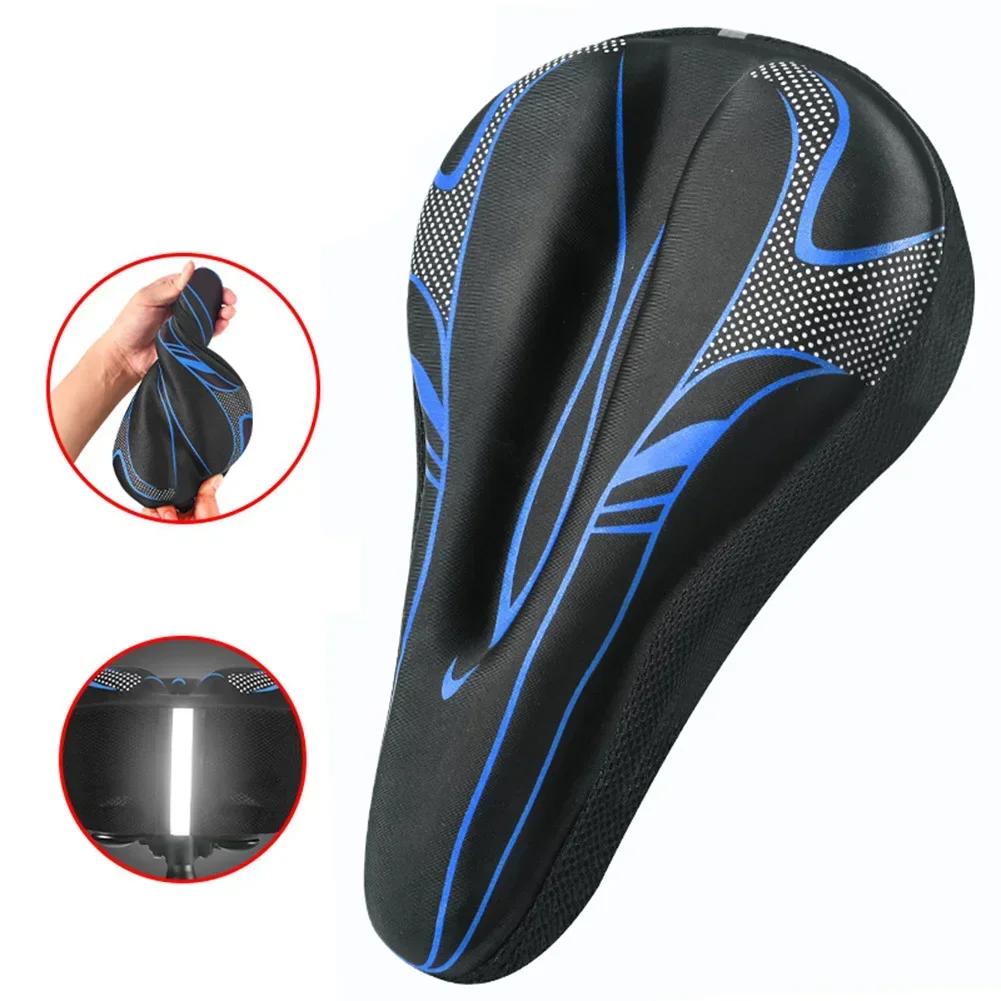 Bike Saddle Cover Men Women Seat Easy To Install Cushion Comfortable Wear Resistant With Drawstring For-MTB Bicycle Seat Cushion