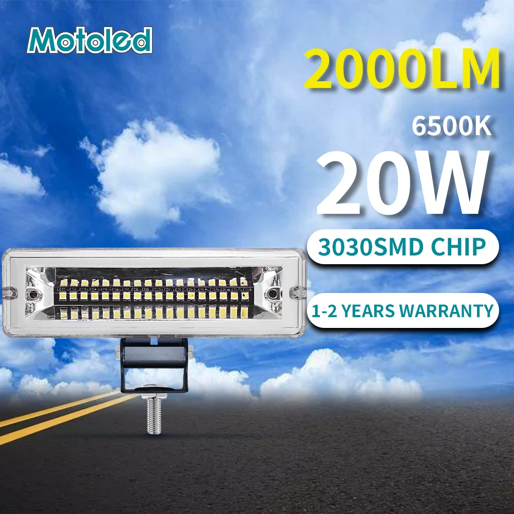 

Motoled DRL Motocycle Working Light High Beam Car Lights Spotlight Motobike Lighting Off-Road Headlight Autocycle Modified Bulbs