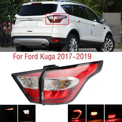 Car LED Rear Tail Light Brake Stop Reverse Turn Signal Lamp Taillight Rearlamp For Ford Kuga 2017 2018 2019