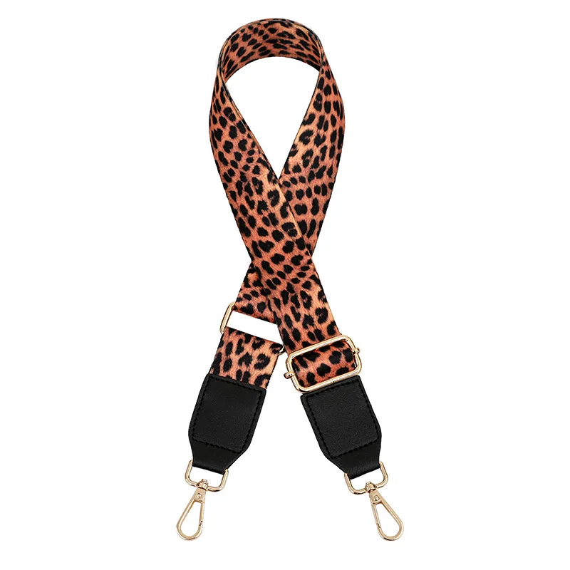 IGNICASE New Fashion Leopard Print Bag Shoulder Strap One Shoulder Oblique Span Adjustable Replacement Long Shoulder Strap