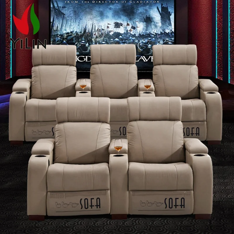 custom.Auditorium Recliner  Used in Theater Cinema Sofa Chair Luxury Power Theater Seats VIP Sofas
