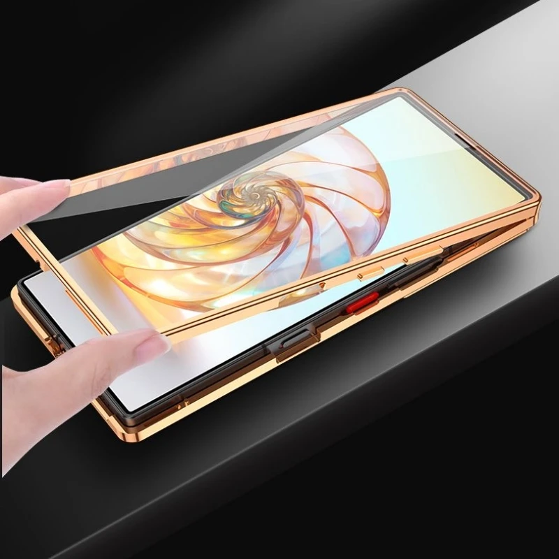 360 Full Case For ZTE Nubia Z60 Ultra Case Tempered Glass Leather Cover For Nubia Z60Ultra Shell Double Sided Protection Bumper