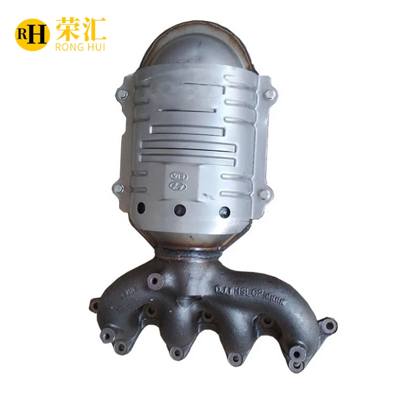 Exhaust Auto Engine Part Automobile Three Way Catalytic Converter for KIA Seriescustom