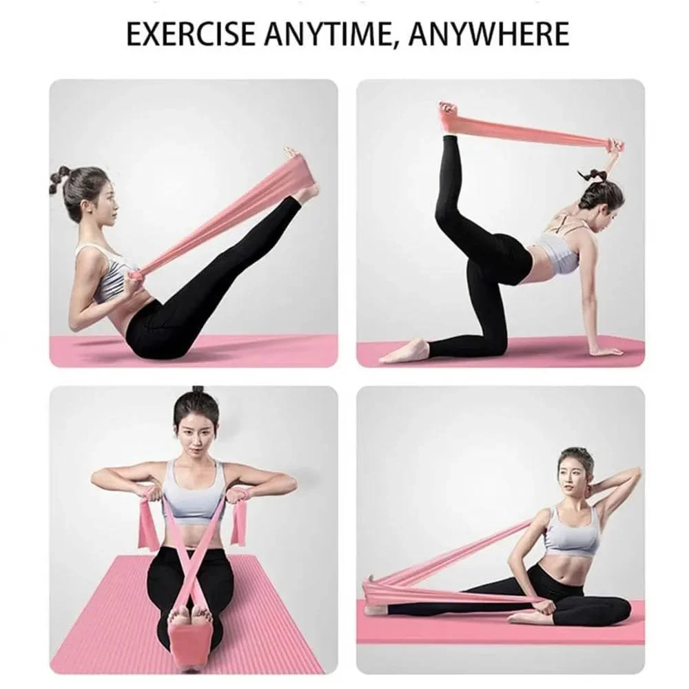 Widerstandsbänder für Workouts Übungsbänder Physiotherapie Outdoor-Fitnesstraining Pilates Heimgymnastik Dehnbare Elastische Bänder – Detail 15