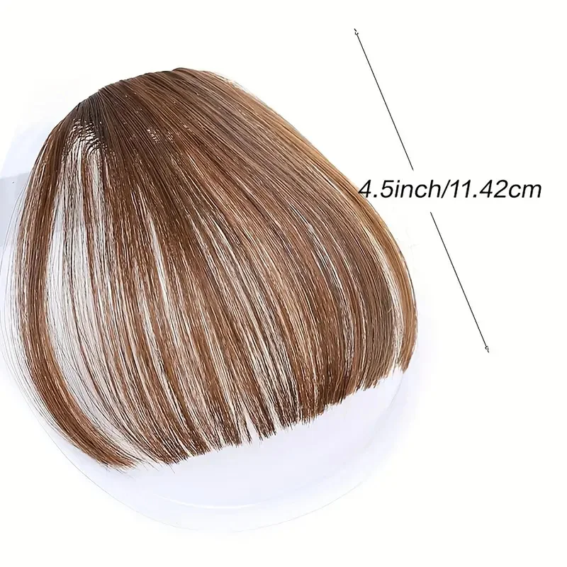 3D air style synthetic hair fringe light weight hair extension easy to wear clip in hair bangs