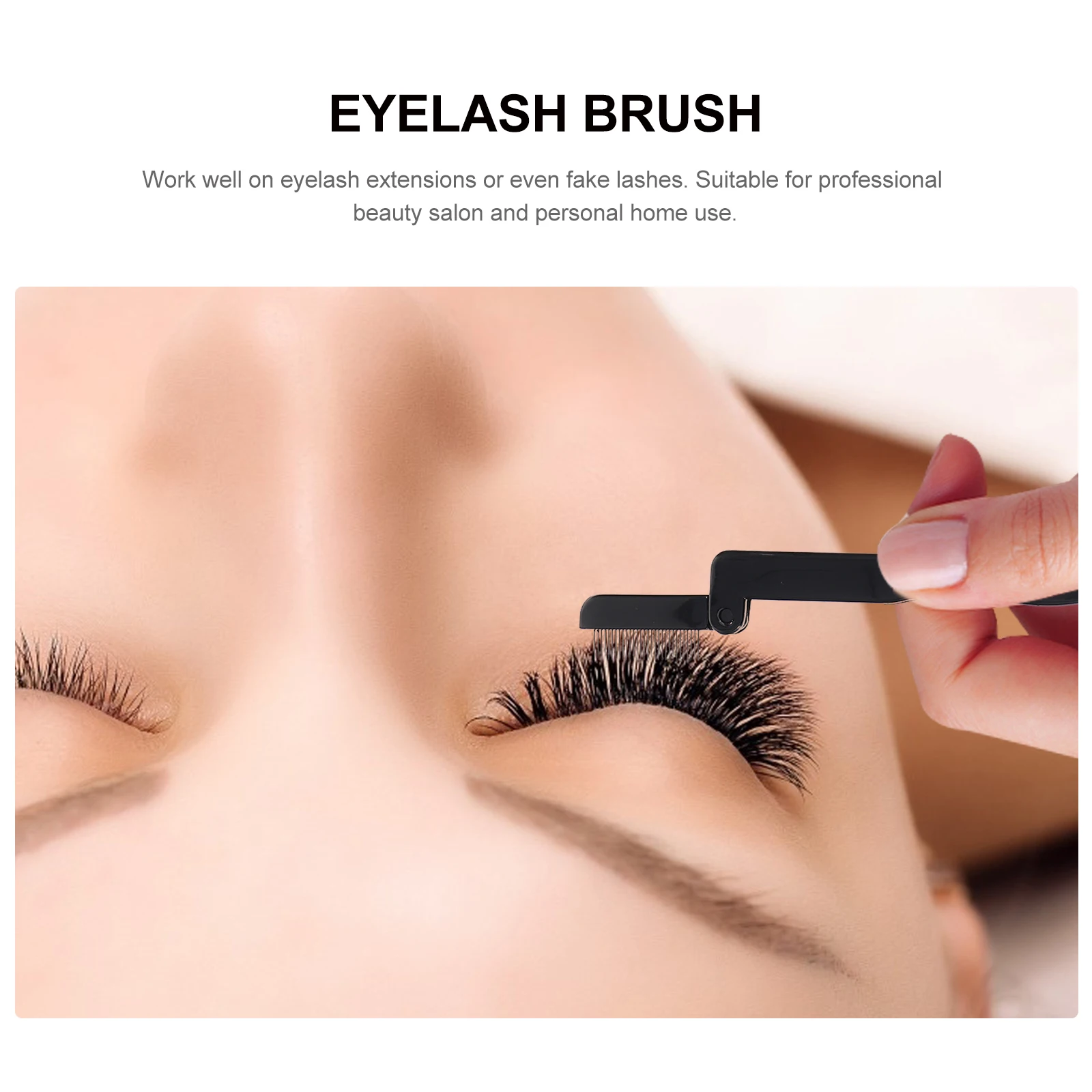 

3pcs Folding Eyelash Comb Single-Sided Makeup Brush For Mascara Lash Brow Tool Portable Beauty
