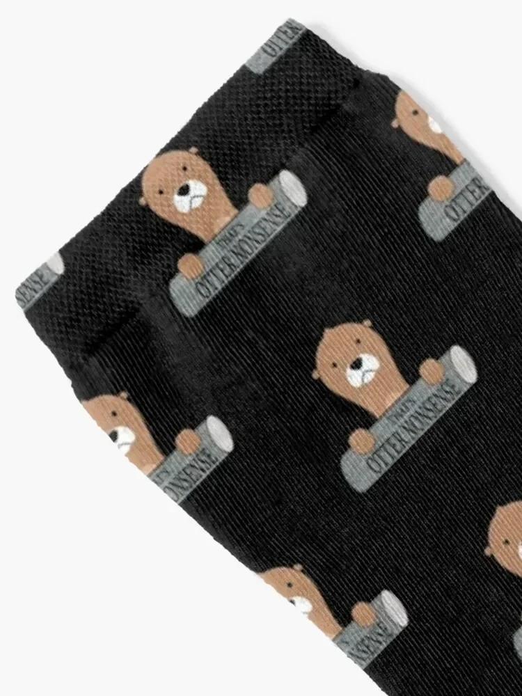 That's Otter Nonsense Socks Children's designer snow man Designer Man Socks Women's