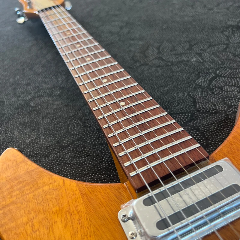 現地倉庫、透明な黄色のエレキギター、ステンレススチール弦、5 - Dobro Resonator Guitar のレビューと価格