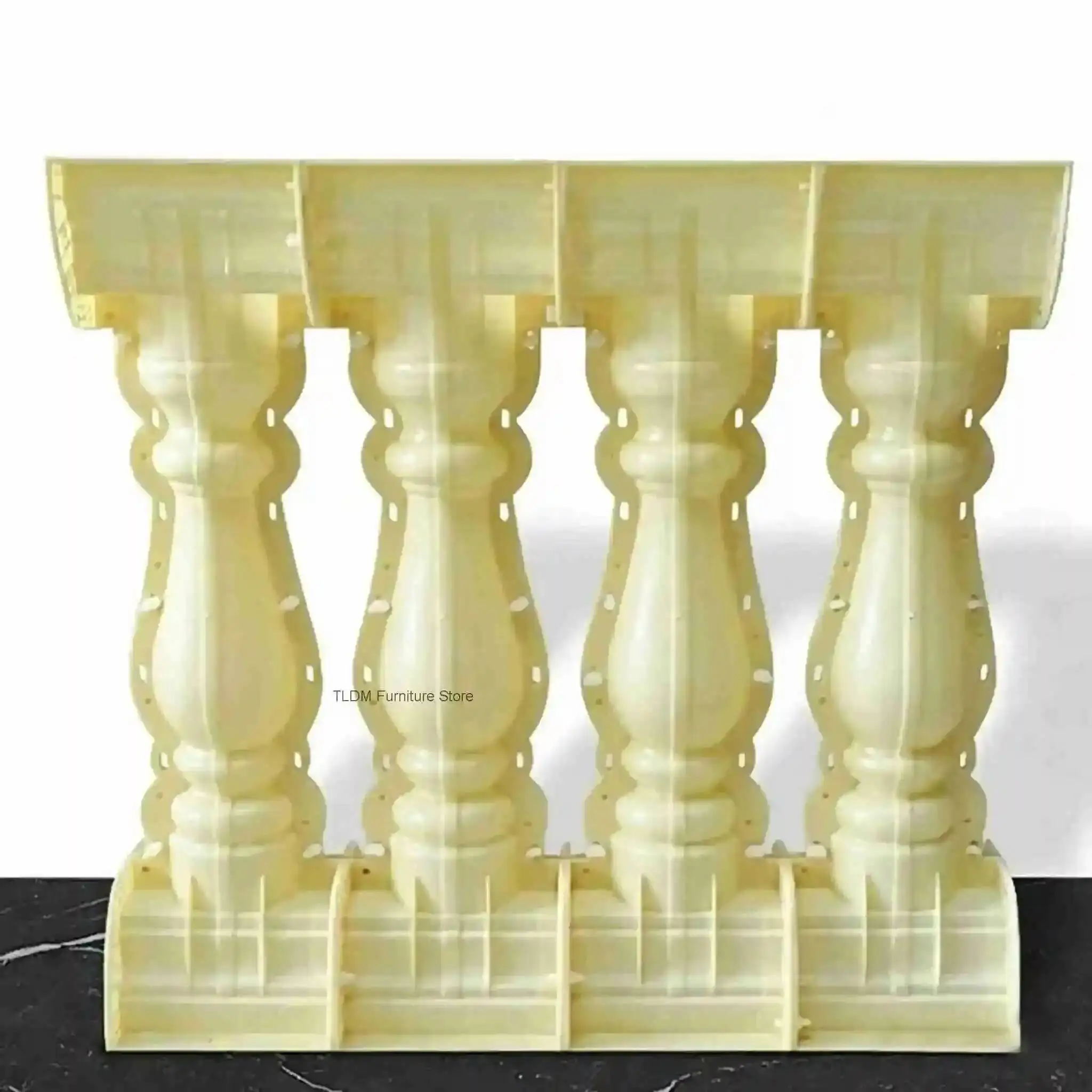 Railing American Villa Style Balcony Roman Column Fence Mold Guardrail for Vase Column Cast in Place Cement Building Formwork