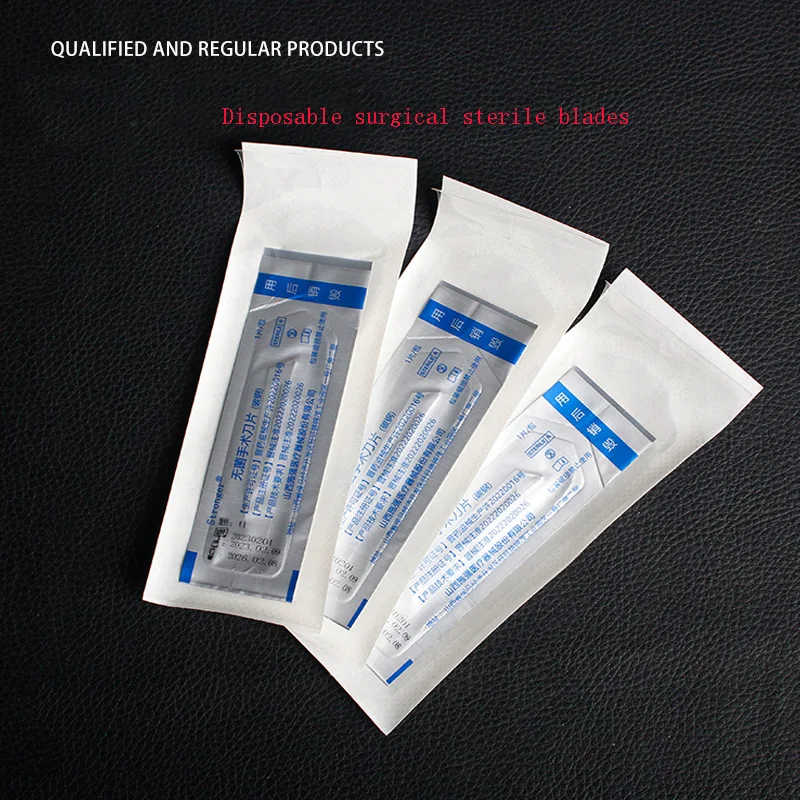 شفرة طبية معقمة جراحية 11 #   ساق الكربون الصلب 11 #   التعبئة والتغليف الفردية القابل للتصرف