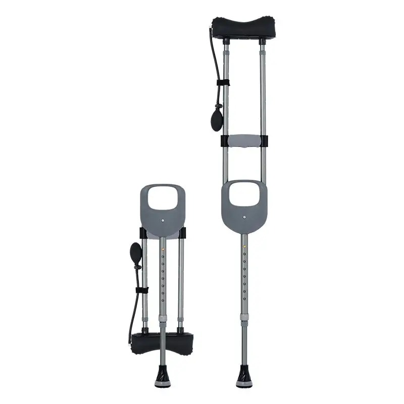 Customizable Foldable Shock-absorbing Underarm Crutches Armpit Crutch Elderly Walking Stick Mobility Aid Walk