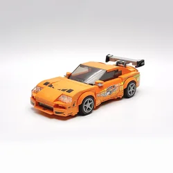 379PCS MOC Speed Champions Street Race Convertible Sports Car Model Building Blocks Bricks DIY Creative Assembly Kids Toys Gifts