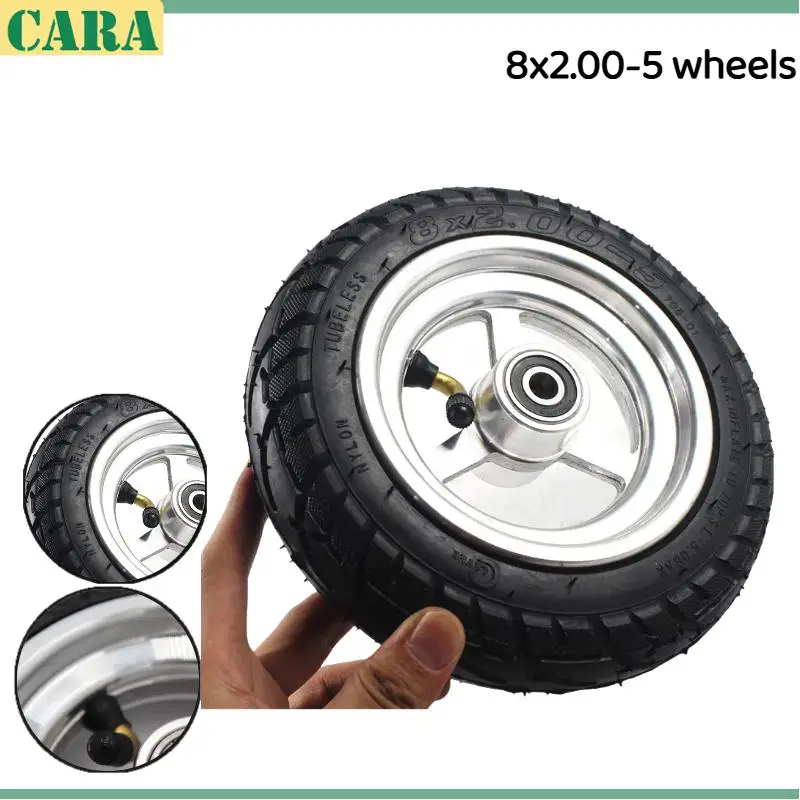 

8x2.00-5 Tubeless Tire Wheel Tyre 8X2.00-5 wheel hub For Kugoo S1 S2 S3 C3 MINI Electric BIKE