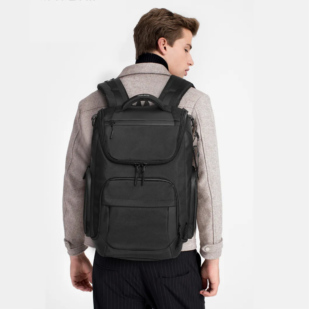 

Men's Business Waterproof Travel Backpack Premium Feel Cross-border Commuting Bag Student School Bag With Laptop Warehouse