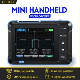 FNIRSI DSO153 Digital Portable Oscilloscope Signal Generator 2in1 1MHz Bandwidth 5MSa/s Sampling Rate Electronics Repair Tools