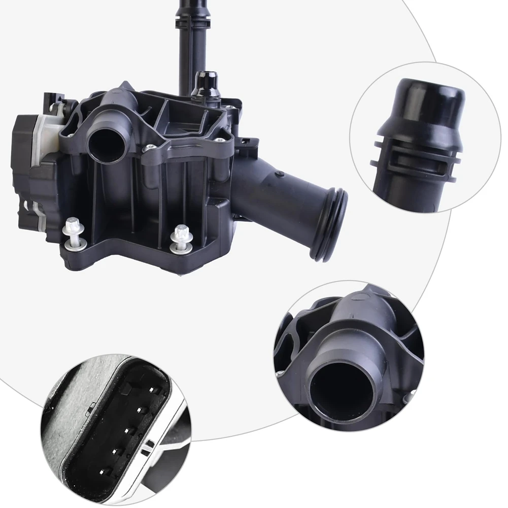 ABQB-For BMW 540I Xdrive 2017-2020 محرك السيارة المبرد ترموستات الإسكان الجمعية رقم الجزء 11537642854