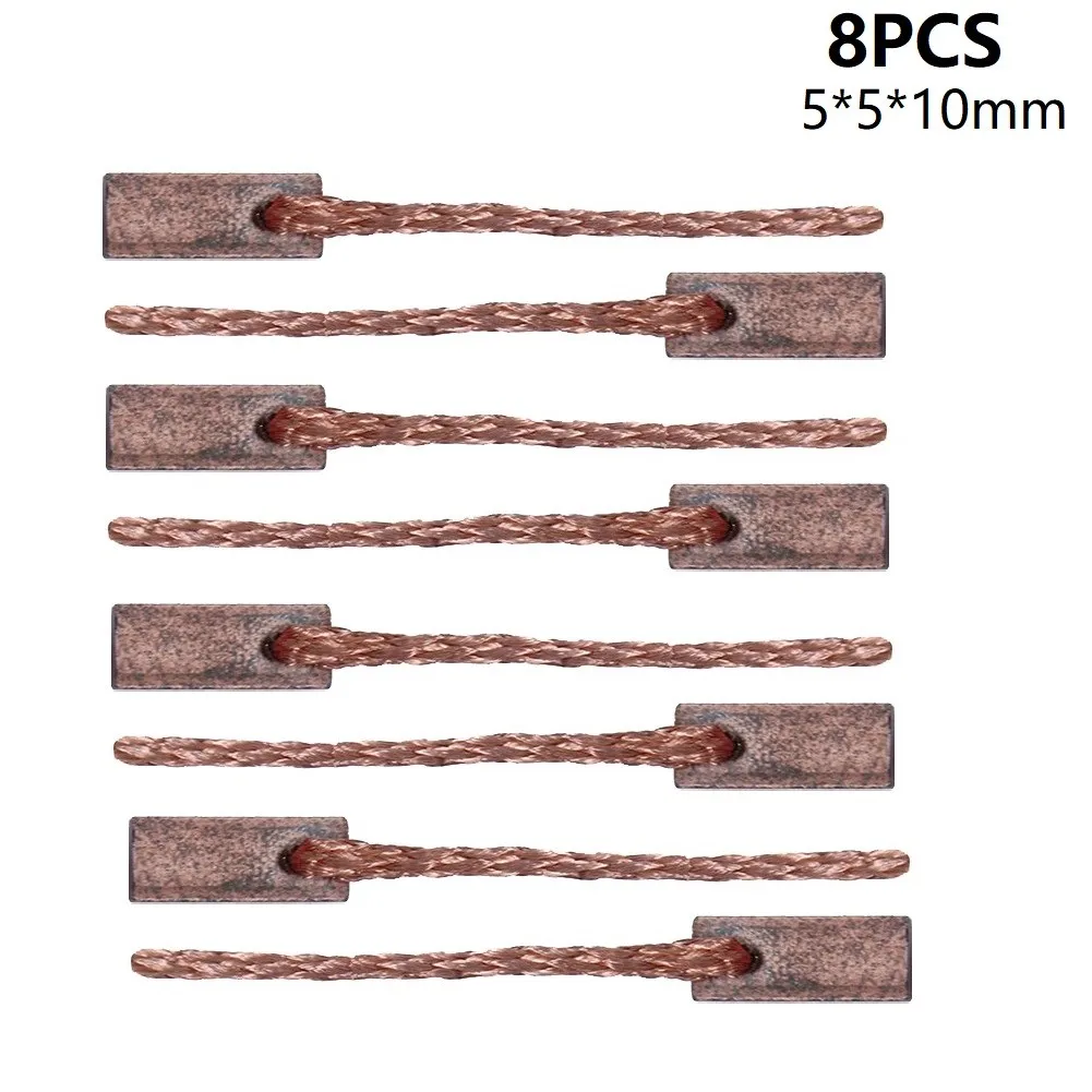 Imagem -02 - Substituição de Escovas de Carbono para Carros Caminhões Bomba de Água do Motor Escovas de Carbono 5x5x10 mm Acessórios da Ferramenta Elétrica Peças