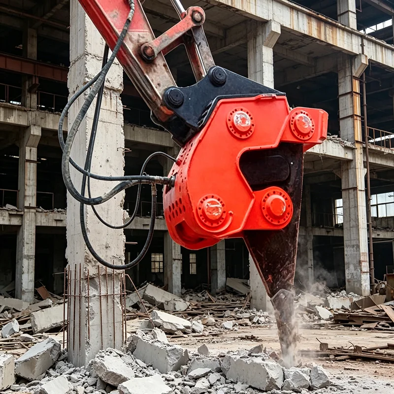Brise-roche haute fréquence personnalisé 13-21 tonnes pour excavatrice, marteau hydraulique de concassage robuste pour équipement de construction minière