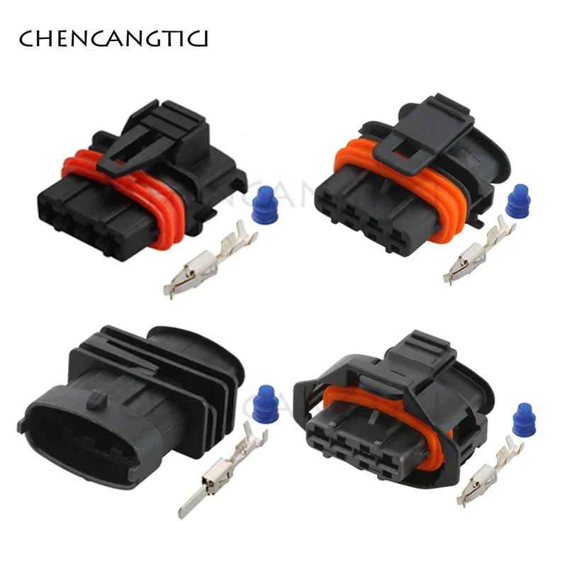 1 Set JPT 4 Pin Auto Ignition Coil High Voltage Package Wiring Harness Spray Rail Plug for MAP Sensor Ora ECU 368162-1