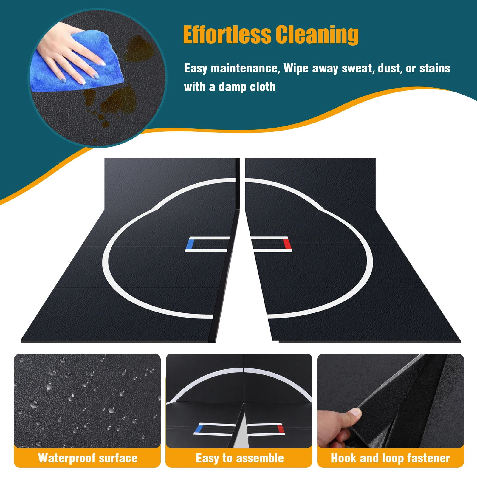 

10'x10' Flexi-Roll Wrestling Mat 1.18" Thick BJJ Judo MMA Jiu Jitsu Yoga Martial Arts Mat for Home Gym & Training Art Boxing