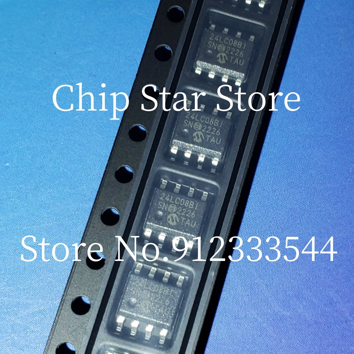 5-100pcs  24LC08B-I/SN  24LC08BT-I/SN 24LC08B SOIC8 EEPROM 8 Kbit 4 BLK (256 x 8bit) Serial I2C (2-Wire) 100%New And Original