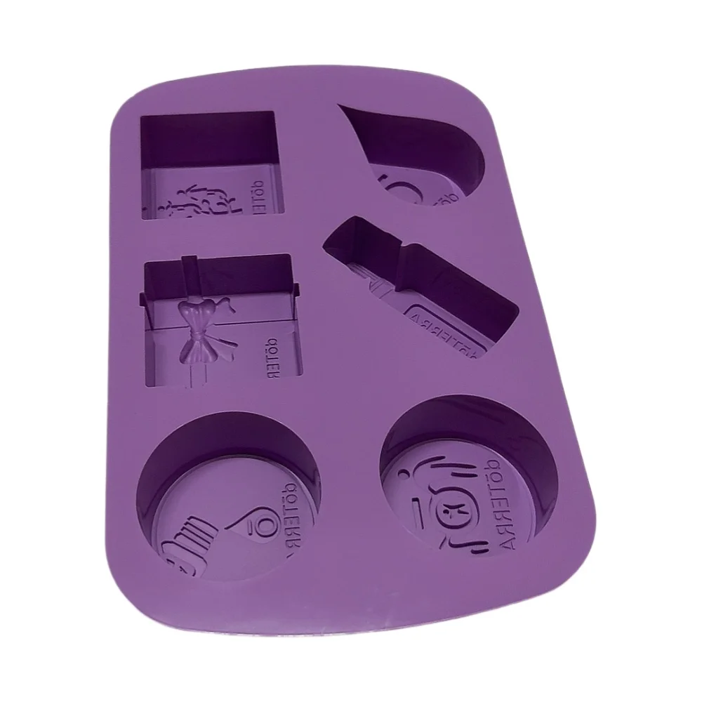 DIY Handmade Soap Silicone Mold Square Baking Mold, Thickened, Easy-to-Release, Multi-purpose Mold