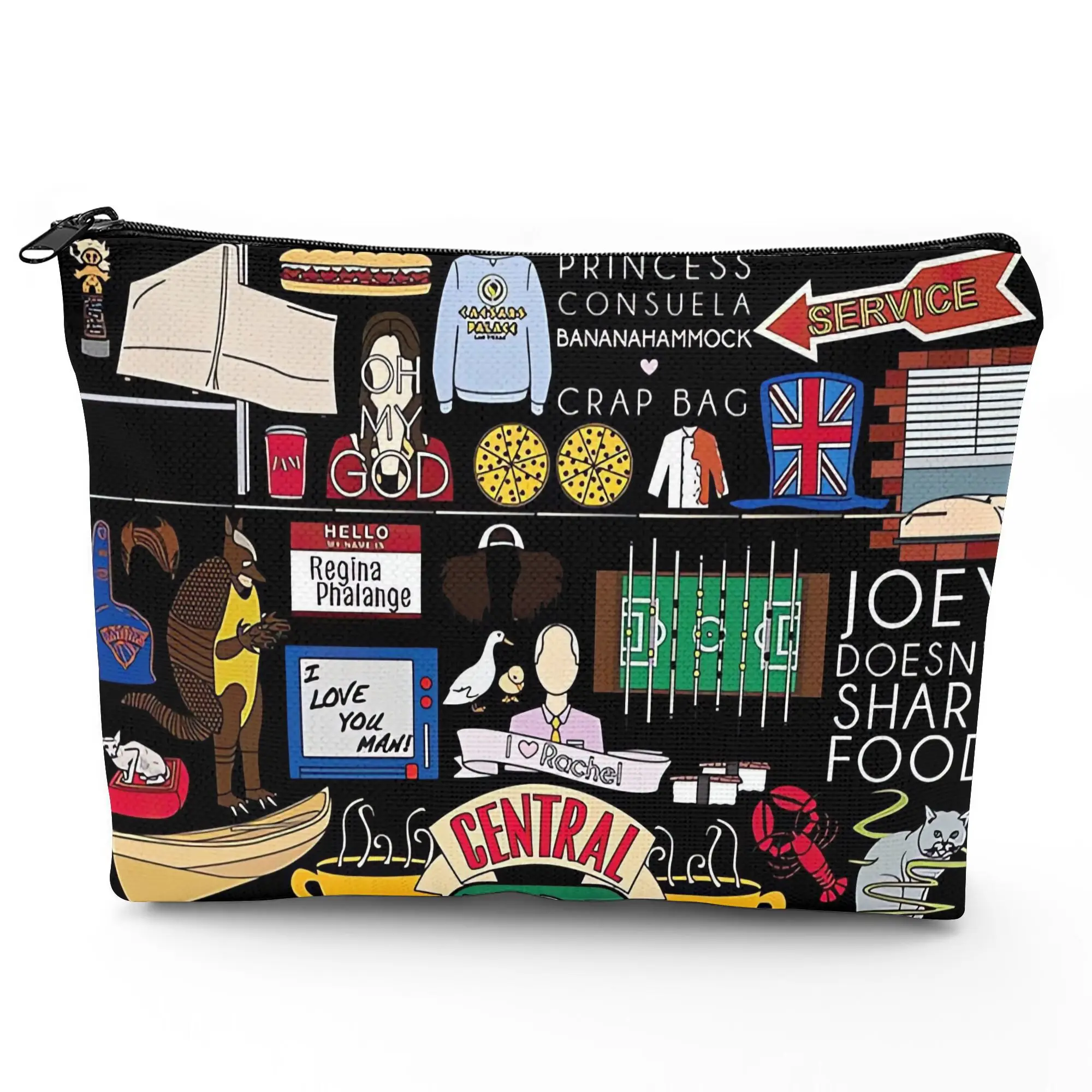 

Косметичка для телешоу Funny Friends, подходящая для туалетного столика или туалетного столика — культовое распознавание брендов