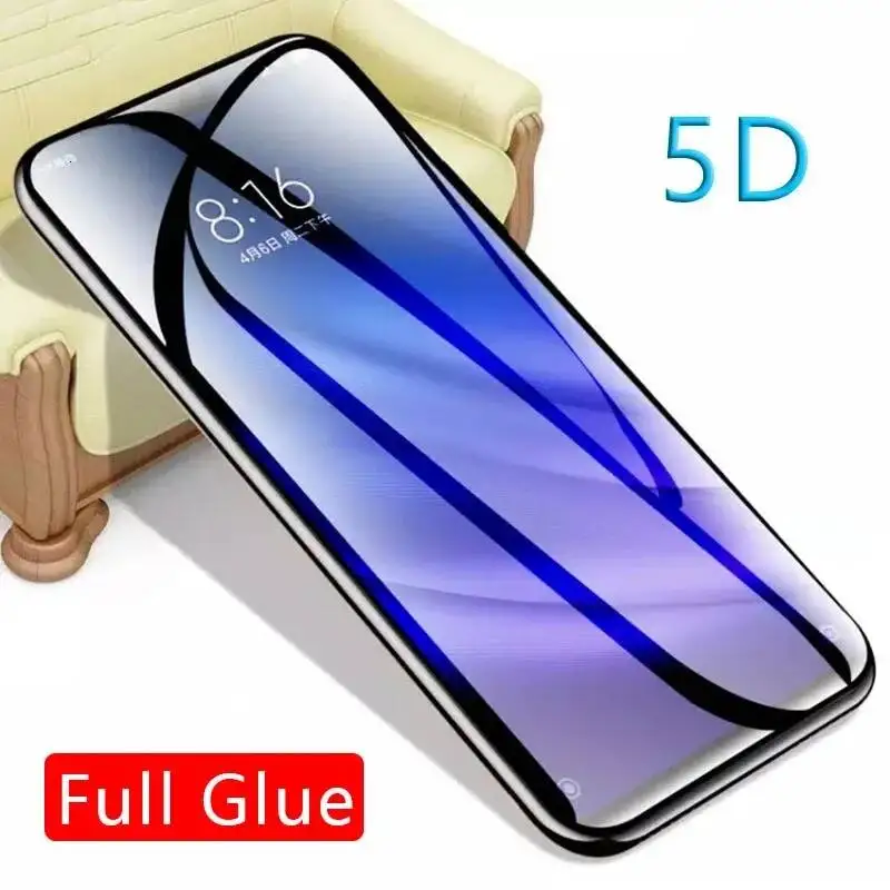 

Защитное стекло Full Glue для Xiaomi Mi A1 A2 Lite 8 9 SE 6X F1, защитная пленка для экрана телефона, безопасное закаленное стекло для Xiaomi