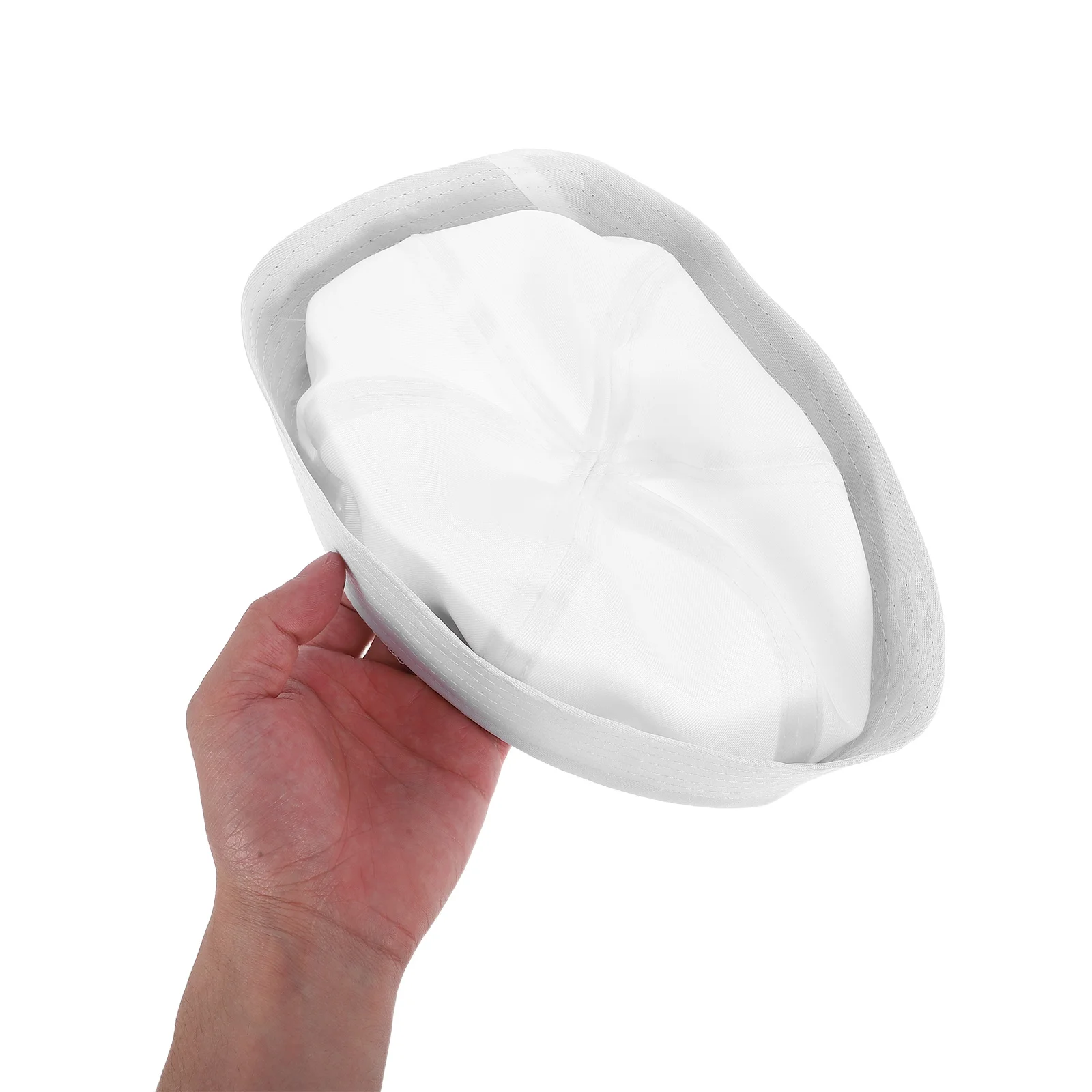 

2Pcs Sailor Caps Classic White Costume Hat for Party Masquerade Role Play Cosplay Sailor Dress Up Accessory Premium Material