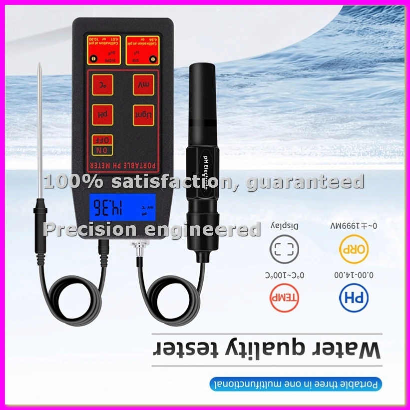 3‑in‑1 Water Quality Tester Multifunction /ORP/Temperature Meter Detector for Swimming Pool-ELEC