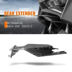 Motorcycle For YAMAHA XMAX 300 XMAX300 X-MAX 2023 2024- Front Fairing Beak Extender Front Spoiler Winglet Aerodynamic Wing