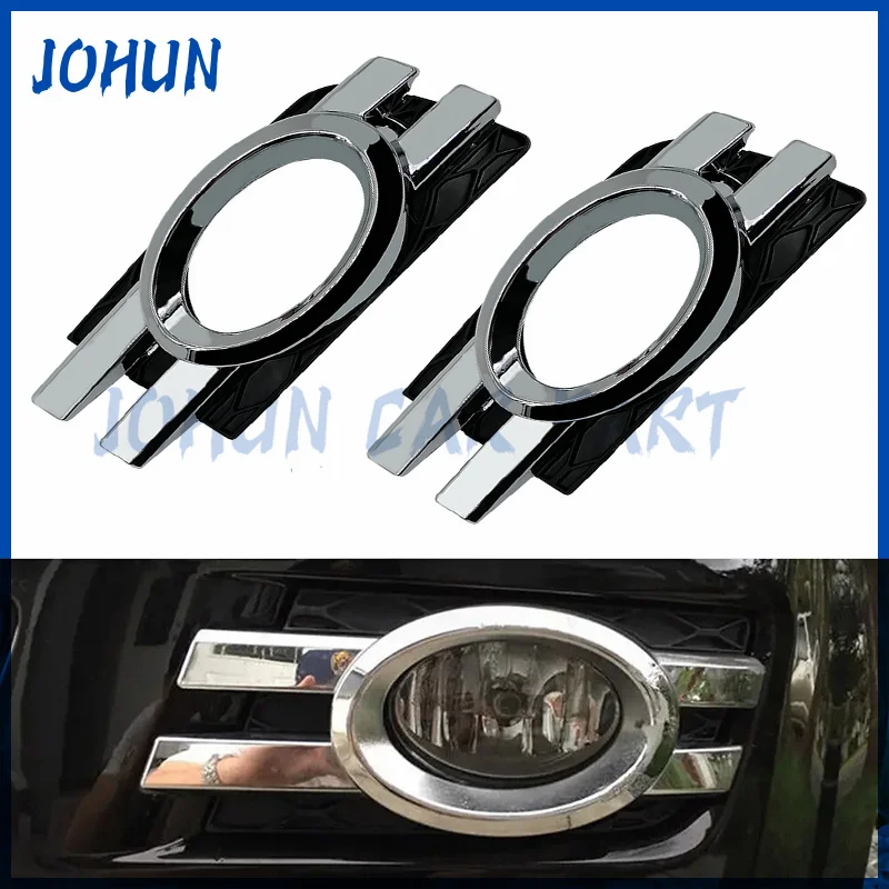 

For Mercedes Benz X164 GL320 GL450 2007-2009 1648800724 1648800824 Car Chrome Front Bumper Fog Light Trim Grill Frame Cover New